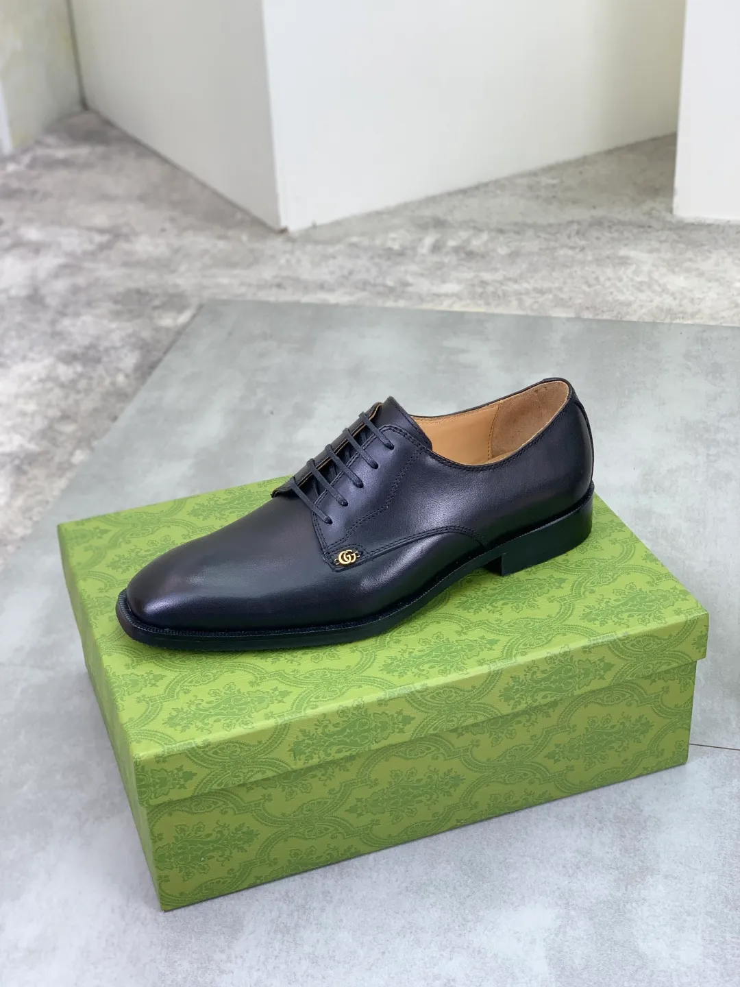 Men's men's shoes 💰P560 [New style] Water dyed cowhide 💰💎💎💎 [Gucci] GUCCI high-end men's formal business leather shoes, original order 1:1! Original imported high-end open-edge beaded calfskin, original metal buckle, imported first-layer cowhide lining for feet. Original outsole, men's shoe size: 39-44 (45 customized) 3️⃣ colors available